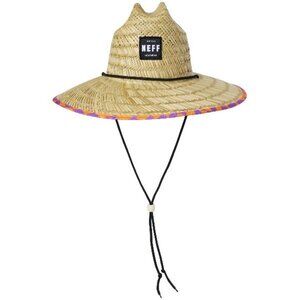 Neff Sunslayer Lifeguard Adult Straw Hat New With Tags